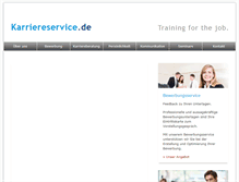 Tablet Screenshot of karriereservice.de